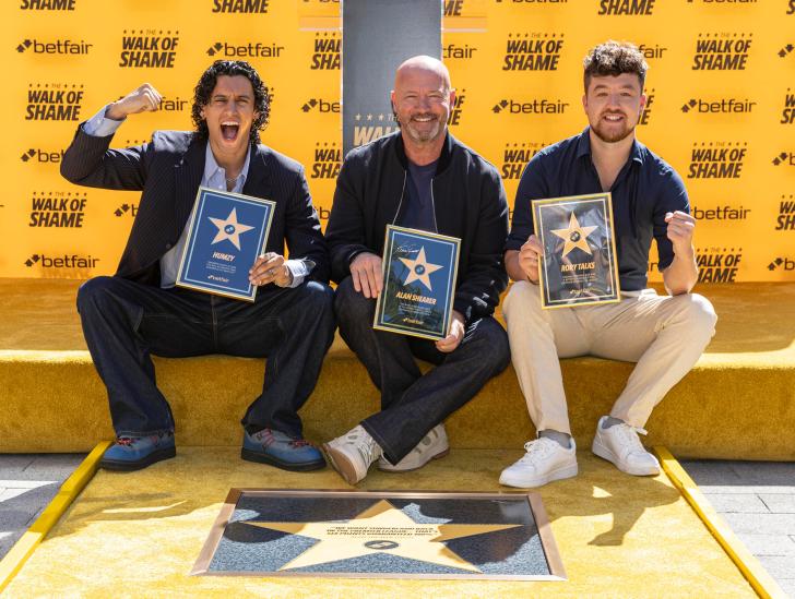 Image for Betfair's Walk of Shame featuring Alan Shearer, Rory Talks and Humzy